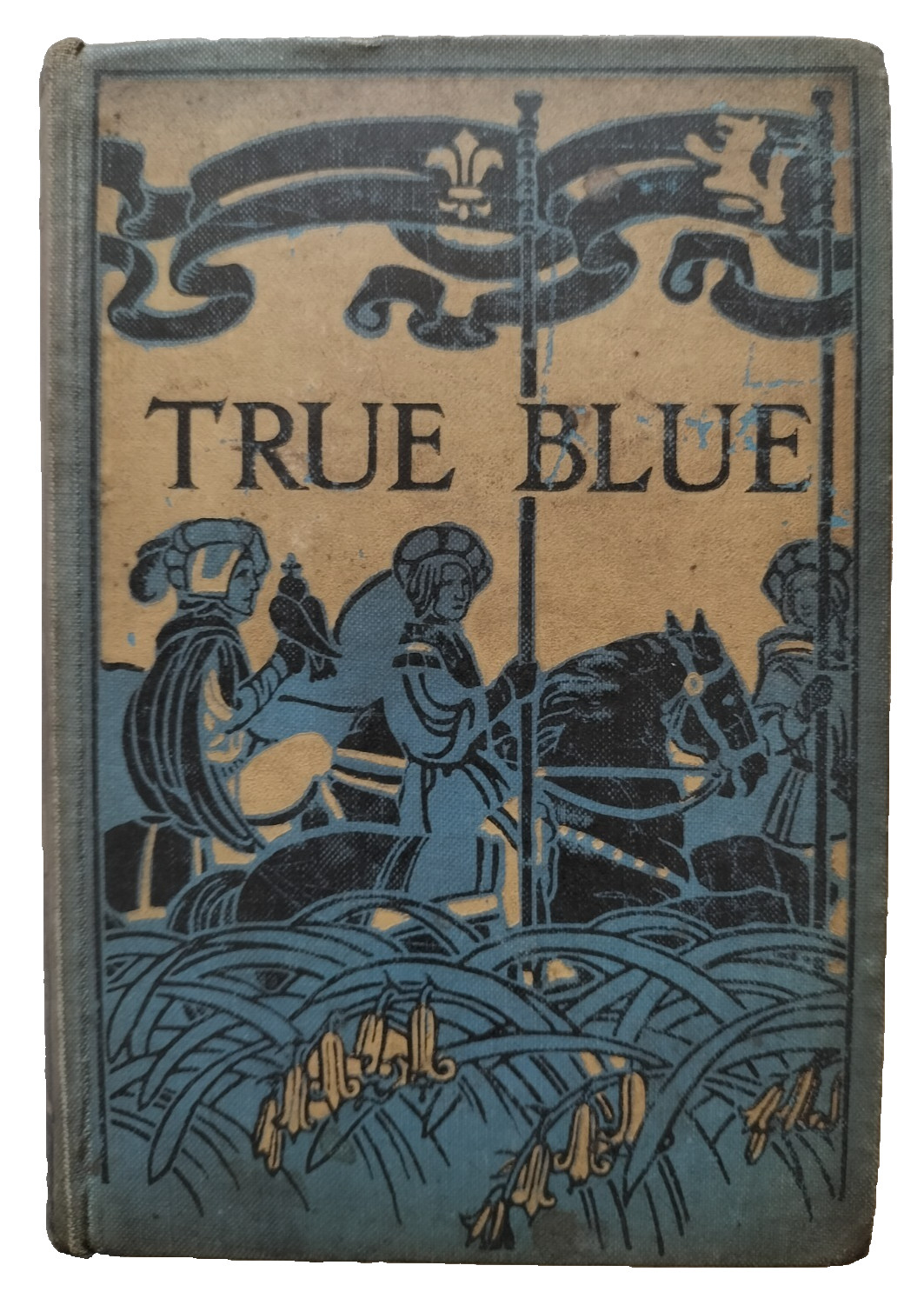 True Blue By W.H.G Kingston Henry Frowde c 1910 Antique Decorative Book