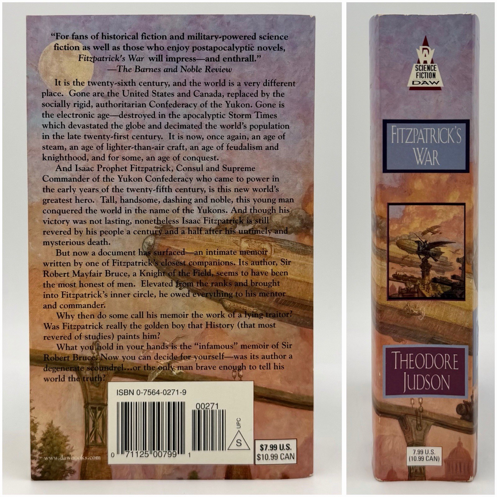 Fitzpatrick’s War – Theodore Judson (1st mmpb 1st print) Daw Books, 2005