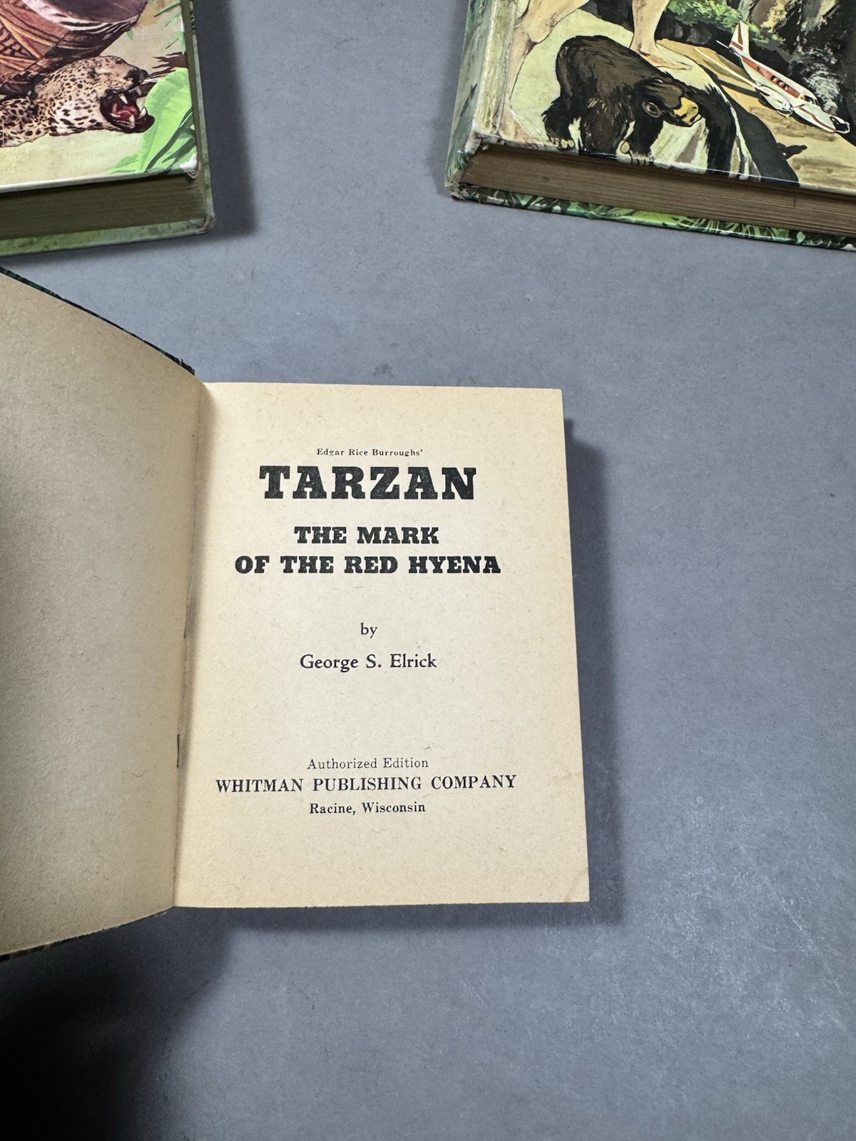 Lot of Vintage Tarzan Big Little Books Whitman Publishing Company
