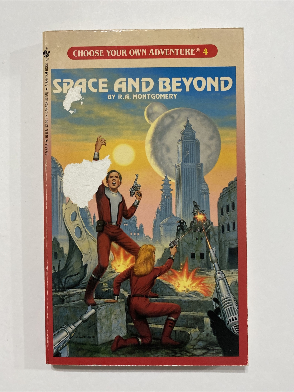 Space And Beyond Choose Your Own Adventure #4 PB CYOA R.A. Montgomery CYOA 002