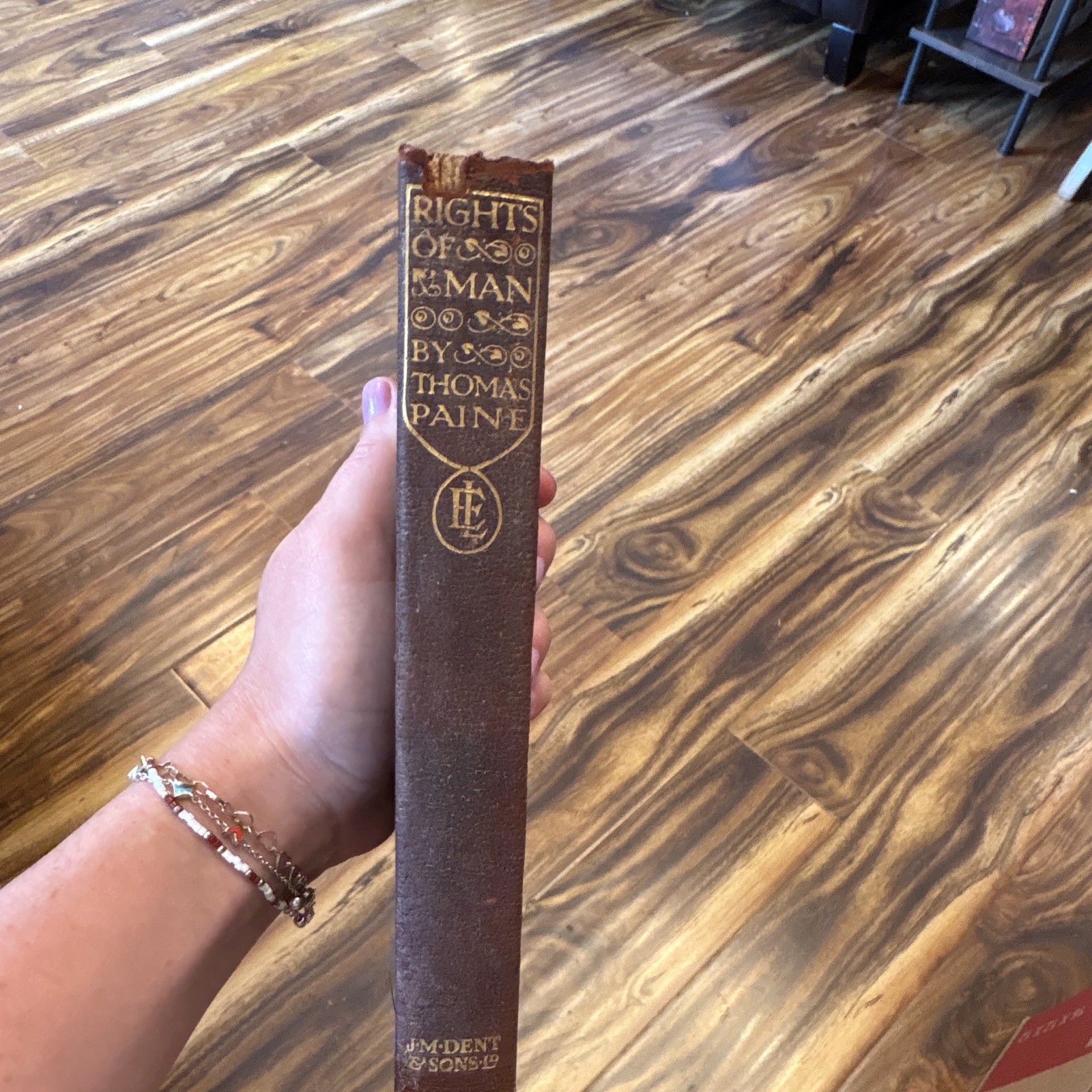Thomas Paine Rights of Man J.M. Dent HC Illustrated London & Toronto Political