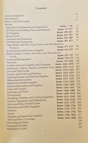 WINTERTHUR : GUIDE TO THE LITERATURE OF MERCHANDISING 1750 TO 1980 McKinstry