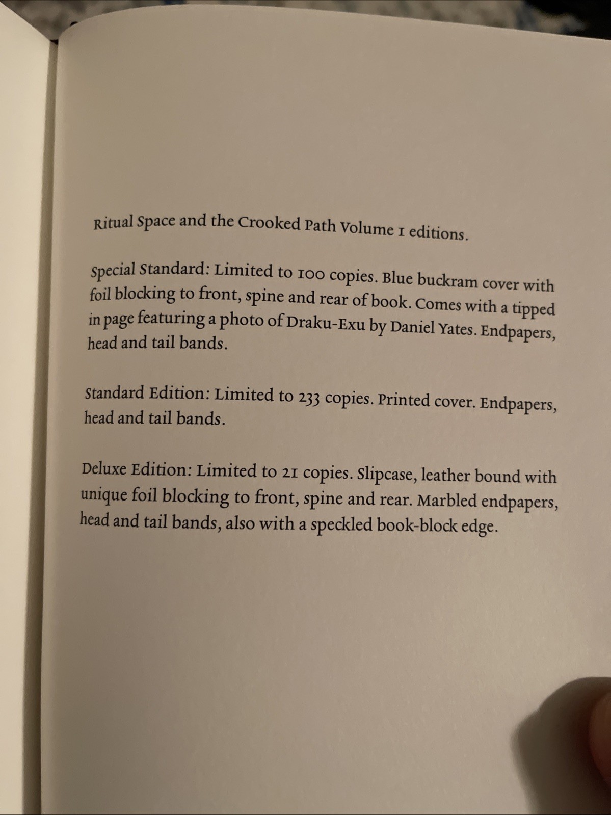 Ritual Space & The Crooked Path Beyond – Peter Hamilton Giles Atramentous Press