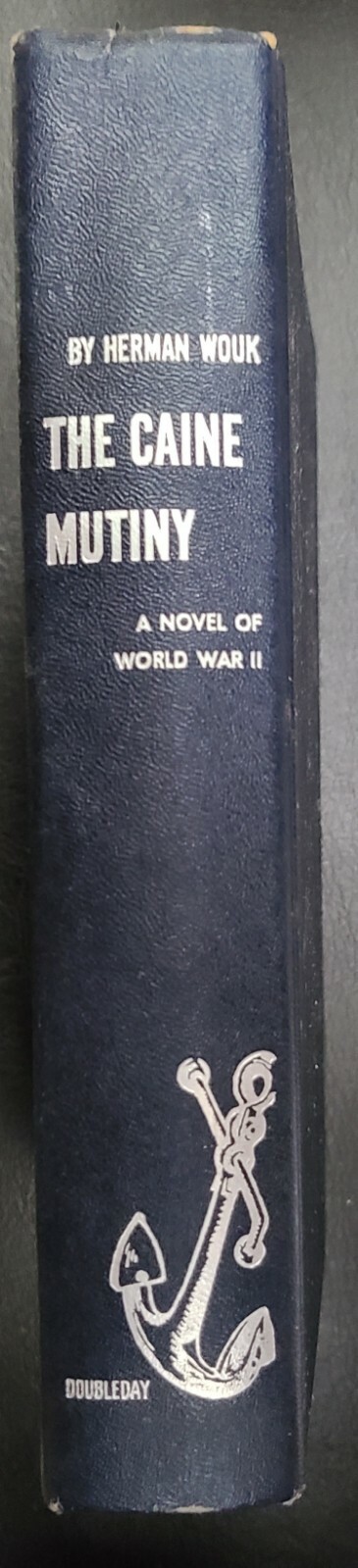 The Caine Mutiny Herman Wouk 1951 MCMLI Doubleday Hardcover Book WWII Novel