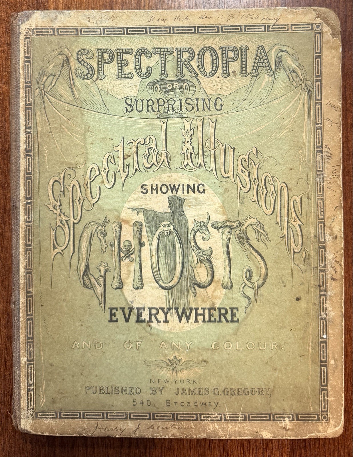 Sceptropia 1864 Ghosts Illusion 1st Edition Hardcover. Good Condition, See Pics