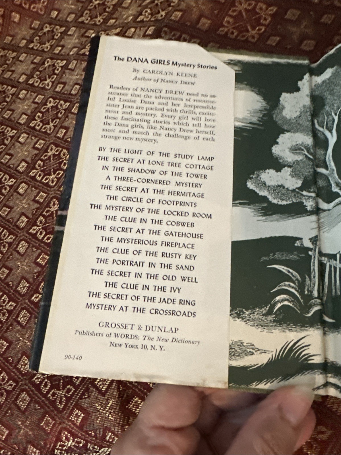 DANA GIRLS #13: THE SECRET IN THE OLD WELL by Carolyn Keene 1944 Printing