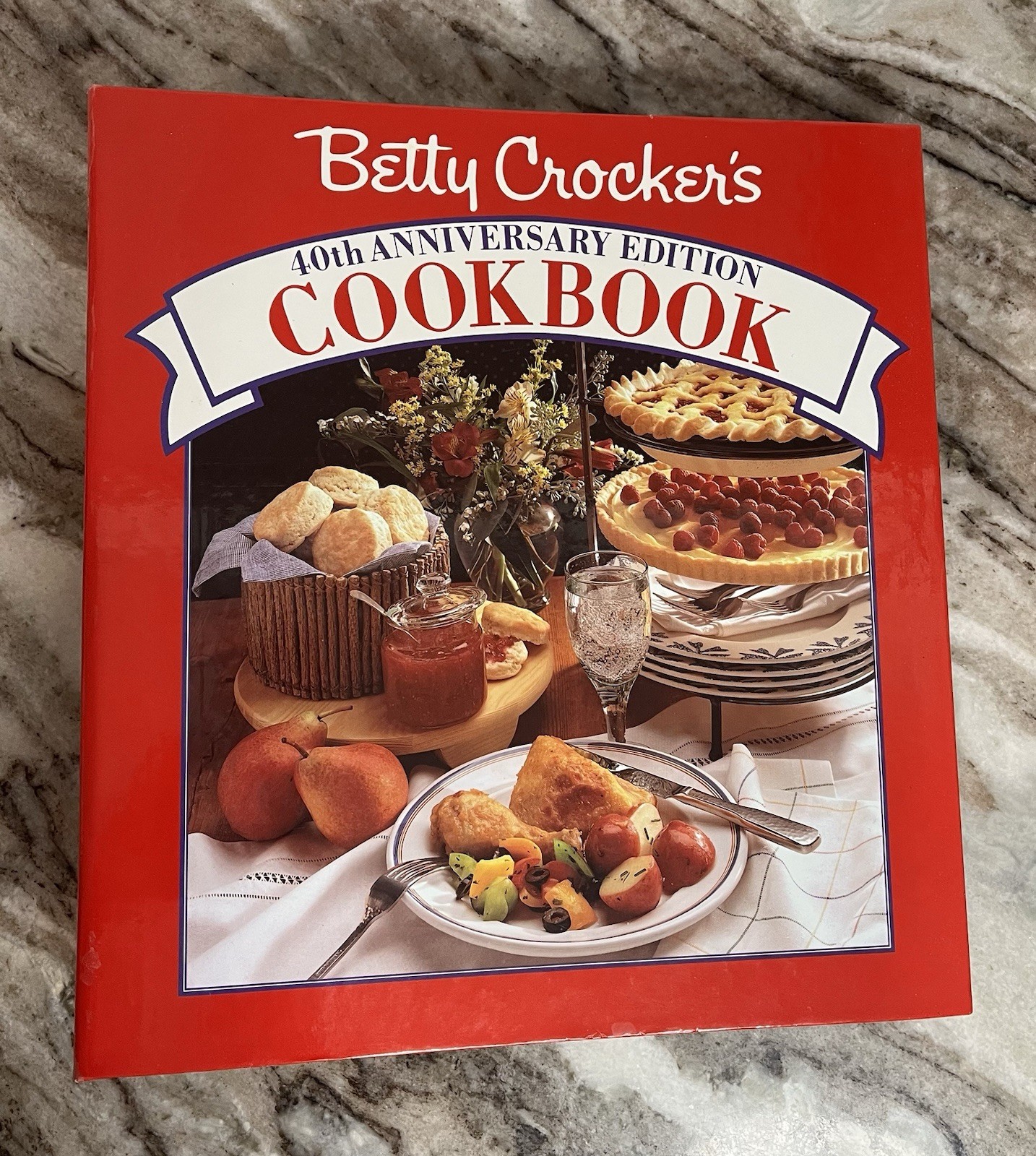 Betty Crocker’s 40th Anniversary Edition Cookbook Hardcover Spiral Bound