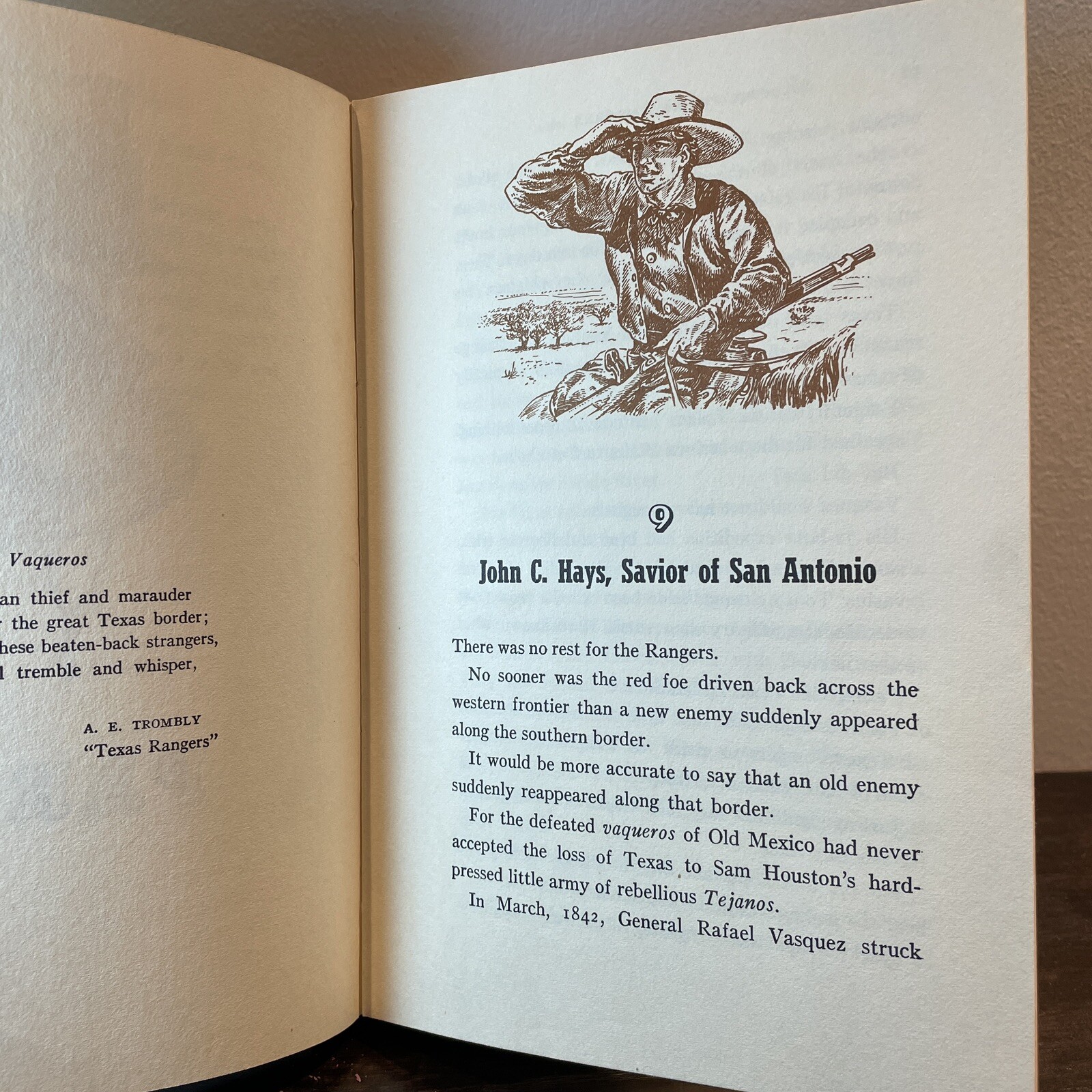 The Texas Rangers by Will Henry Vintage Hardcover Book 1957