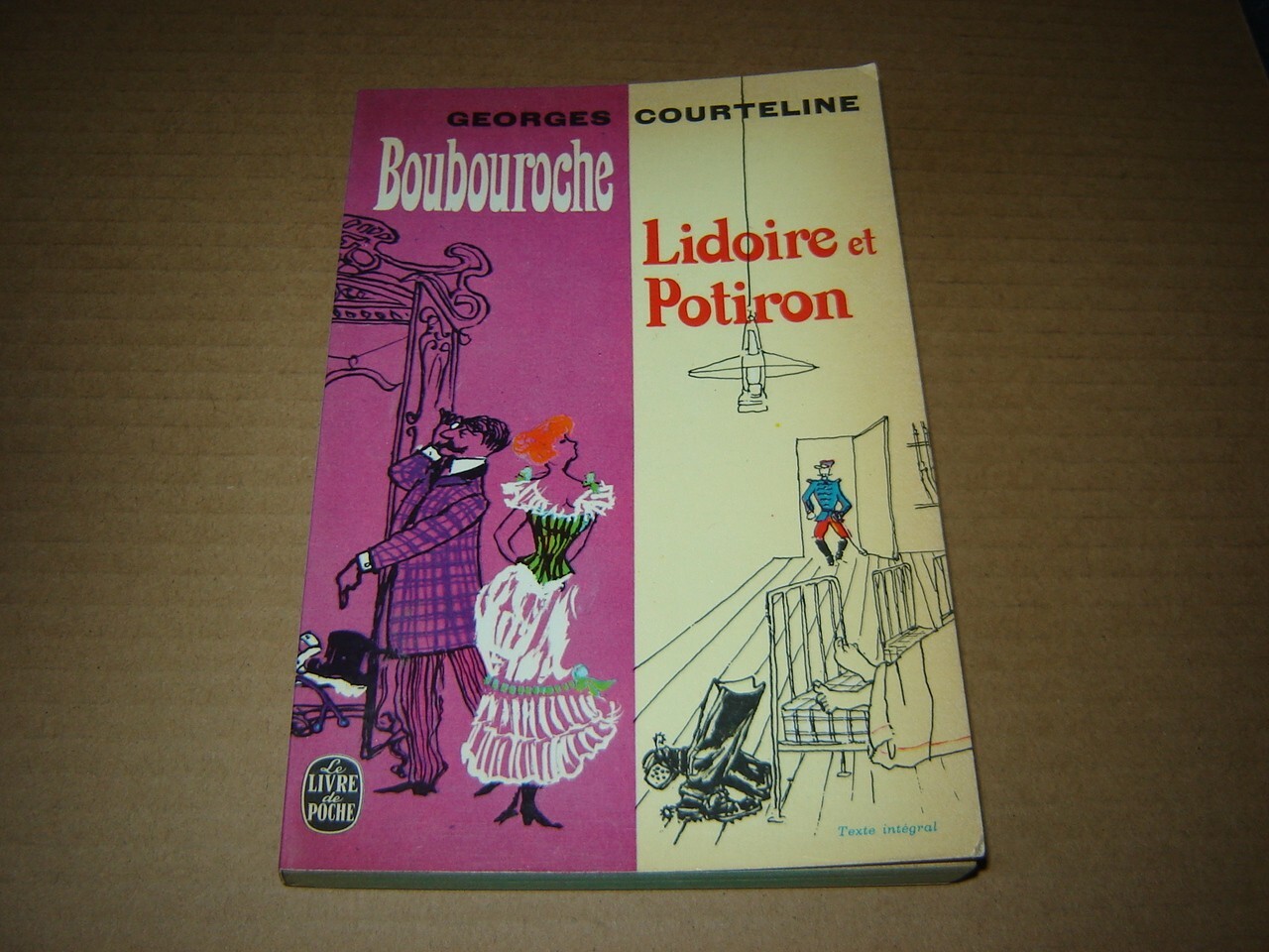 Courteline Boubouroche Lidoire Potiron French language vintage pb Livre de Noche