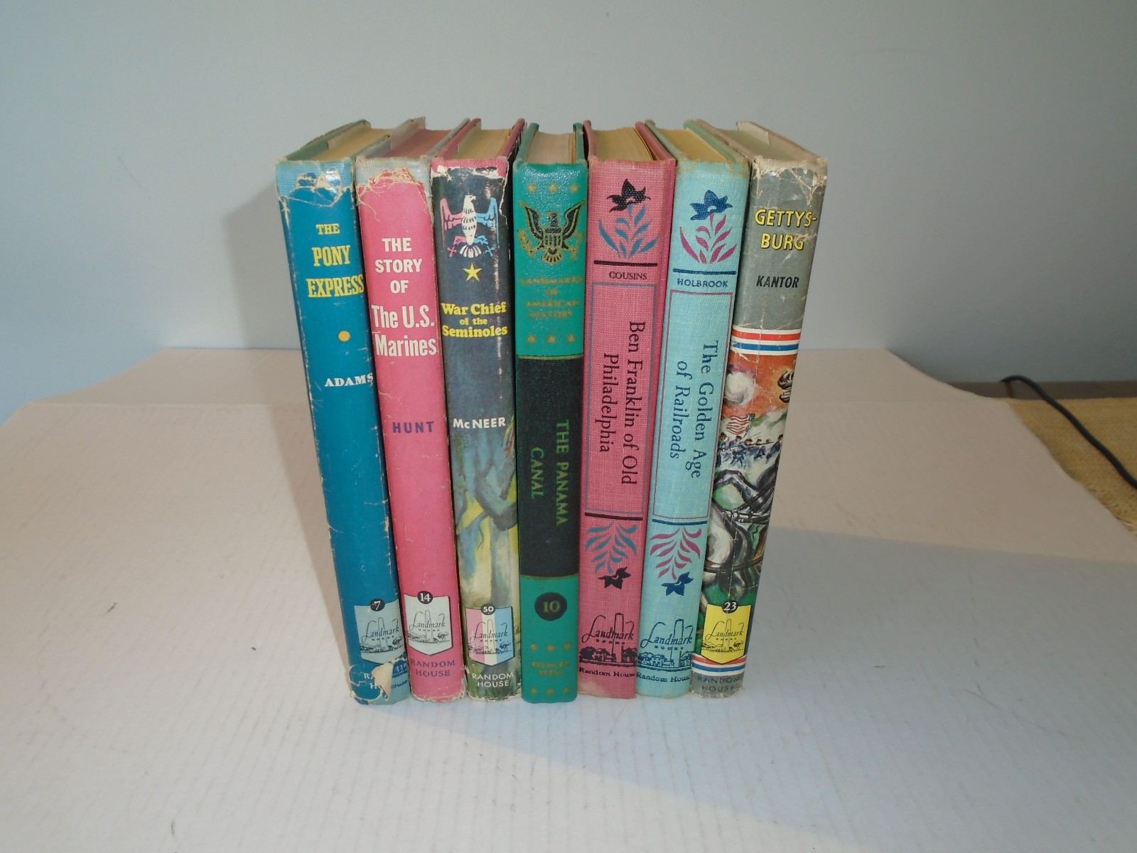 Lot of 7 1950’s – Landmark Books American History
