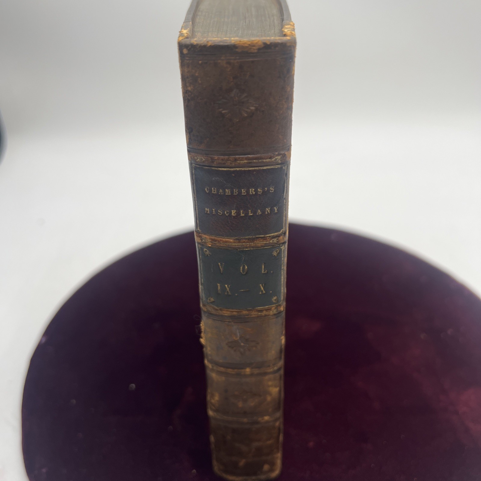 CHAMBERS’S MISCELLANY Of Useful & Entertaining Tracts Vol 9 10 1846
