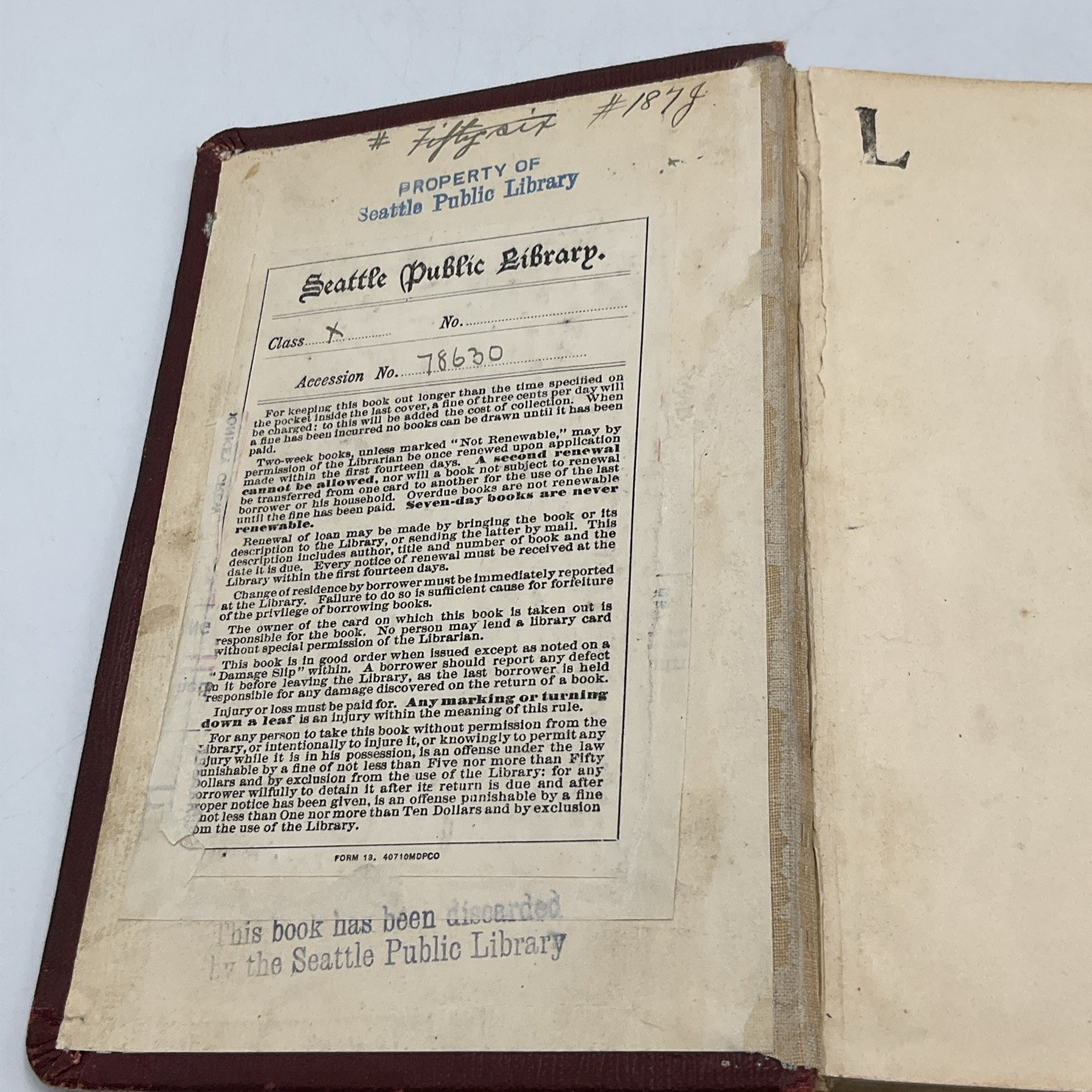 Scouting For Washington By John P True 1900 Boston Little Brown And Company HC