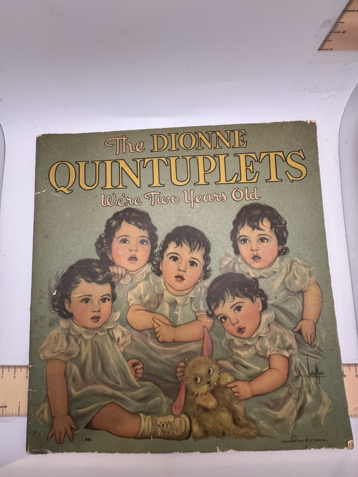 The Dionne Quintuplets book We’re Two Years Old by Willis Thornton 1936 &