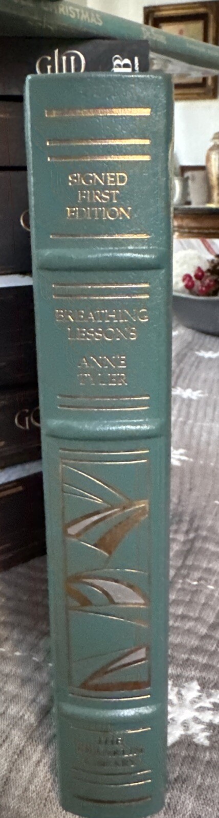 Breathing Lessons by Anne Tyler Signed Franklin Library 1st Edition NEW Vintage