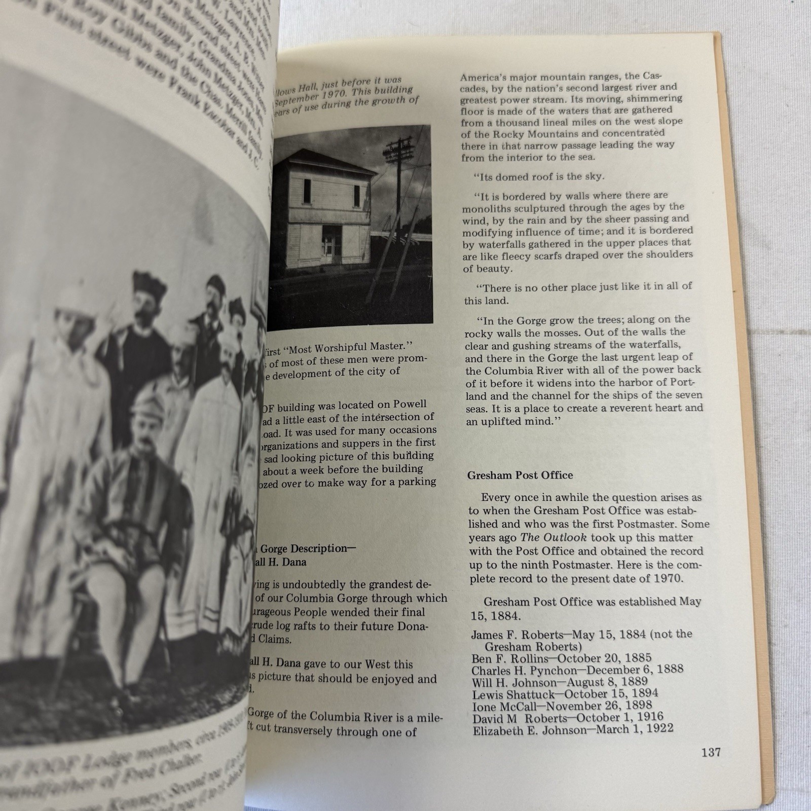 OREGON SETTLERS 1972 SIGNED BOOK COURAGEOUS PEOPLE MARY POWELL MALLETT * GRESHAM