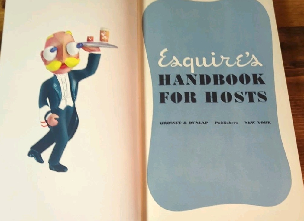VINTAGE Decor Book Bundle Esquire’s Handbook Hosts 1949 Entertaining 1961 1st Ed