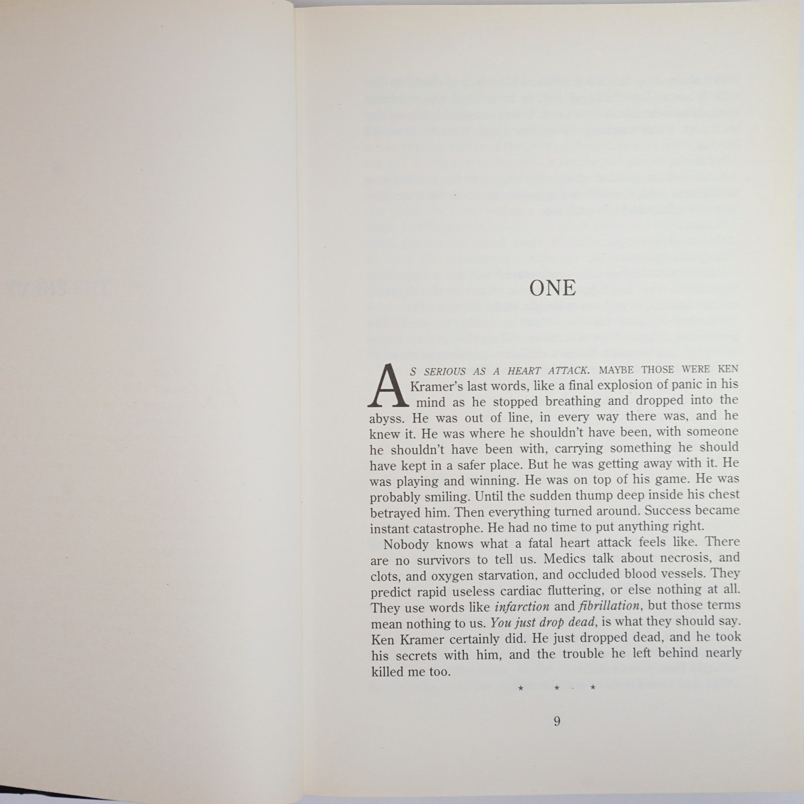 CHILD, Lee The Enemy. 2004 1st Edition /1st Impression SIGNED