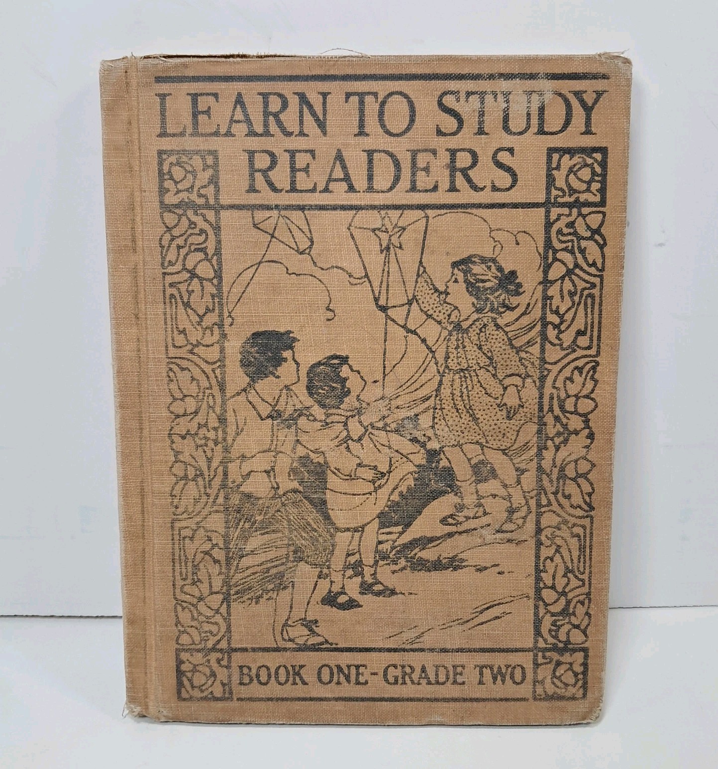1924 Learn to Study Readers Book One- Grade Two, Antique HC Ernest Horn