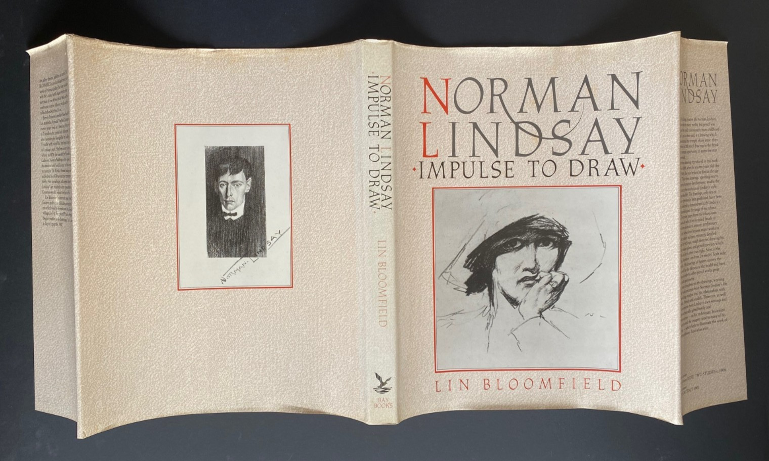 1984 1st IMPULSE TO DRAW *LIKE NEW* NORMAN LINDSAY w 280 PLATS FREE EXPRESS AUS