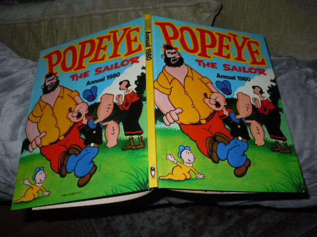 POPEYE THE SAILOR ANNUAL Vintage 1980 HC Book