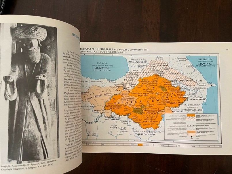 1987 USA ????????? ???????? ?????; Historical Atlas of ARMENIA Garbis Armen MAPS