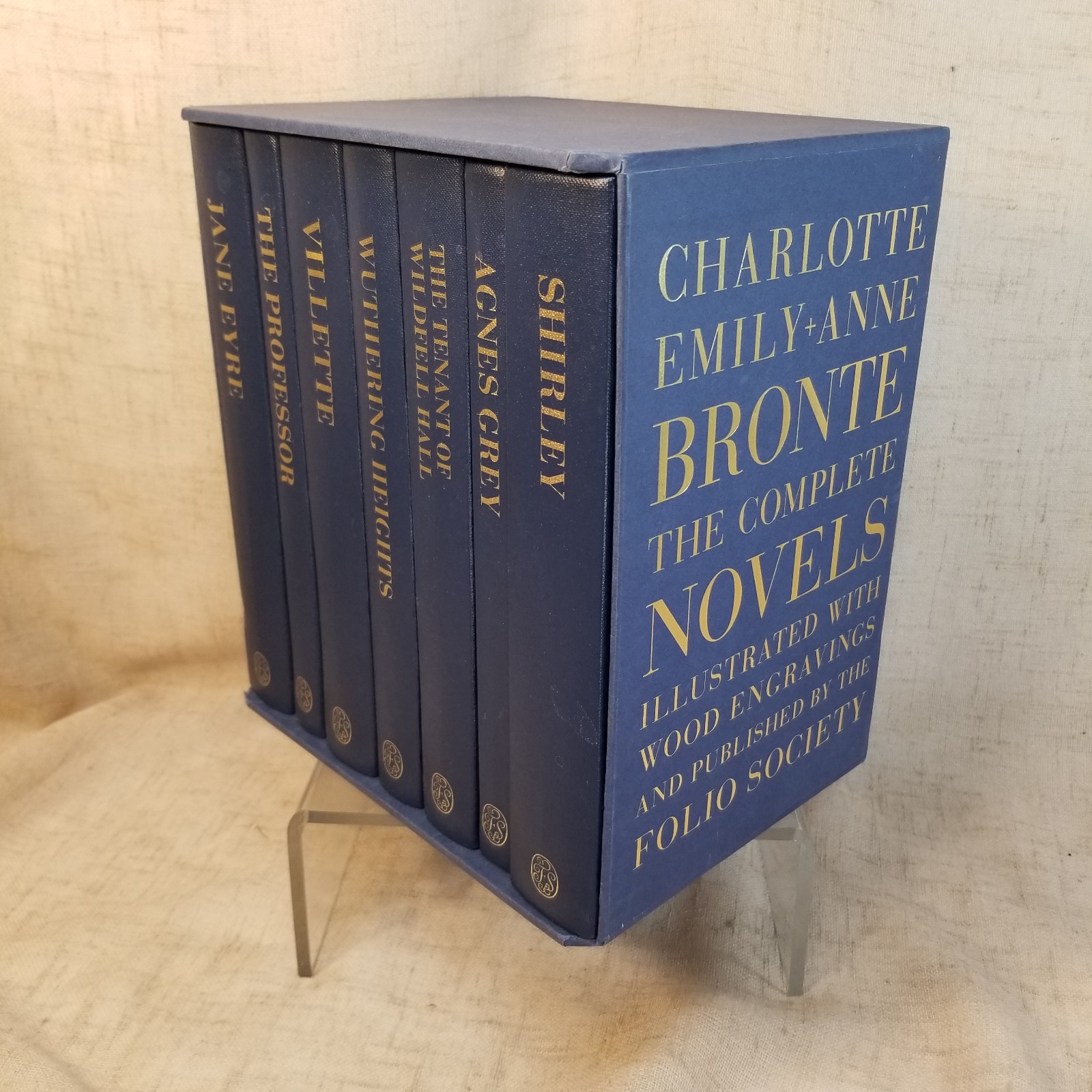 Charlotte, Emily + Anne Brontë The Complete Novels- Illustrated – Folio Society