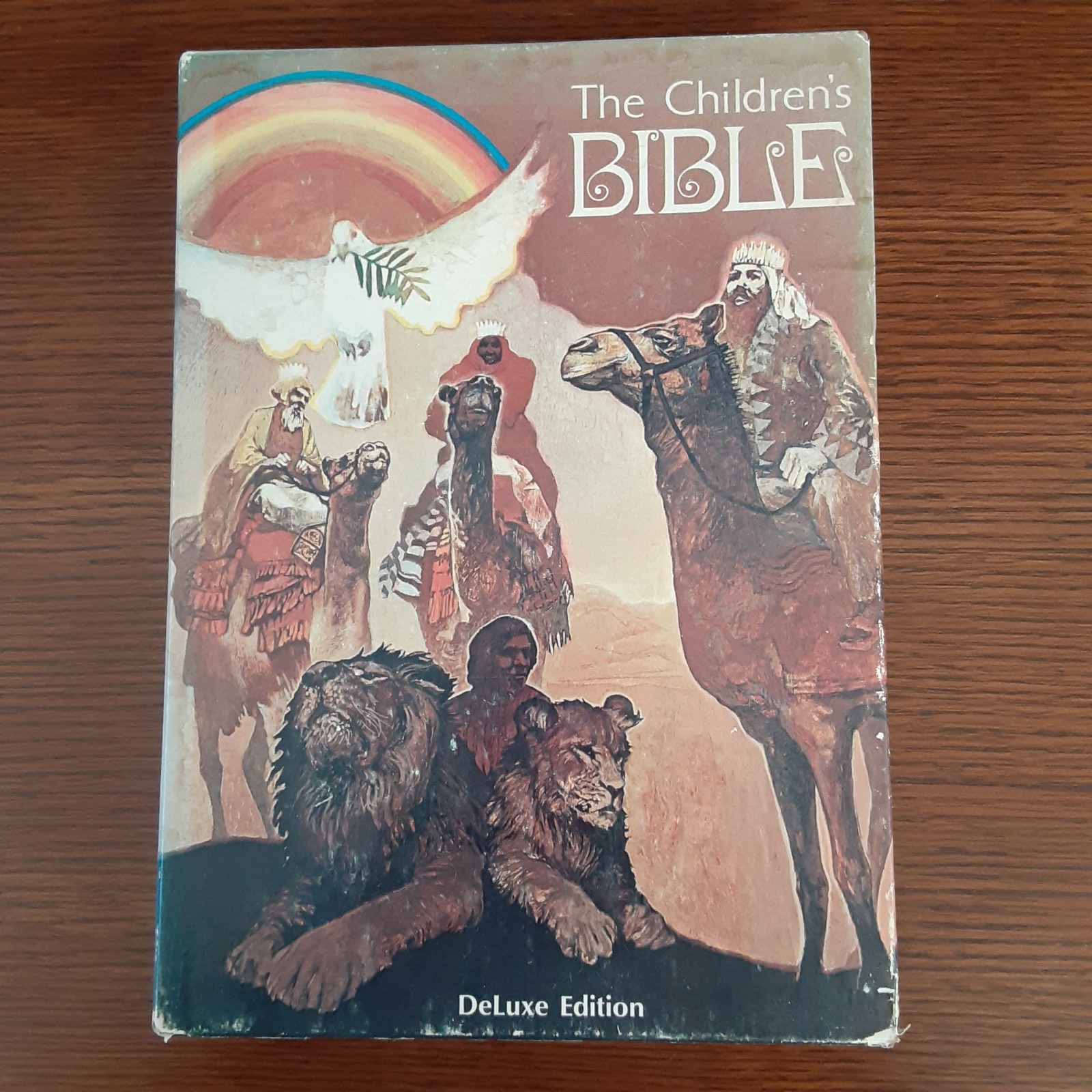 The Children’s Bible Deluxe Edition With Slipcase Golden Press 1974 Illustrated