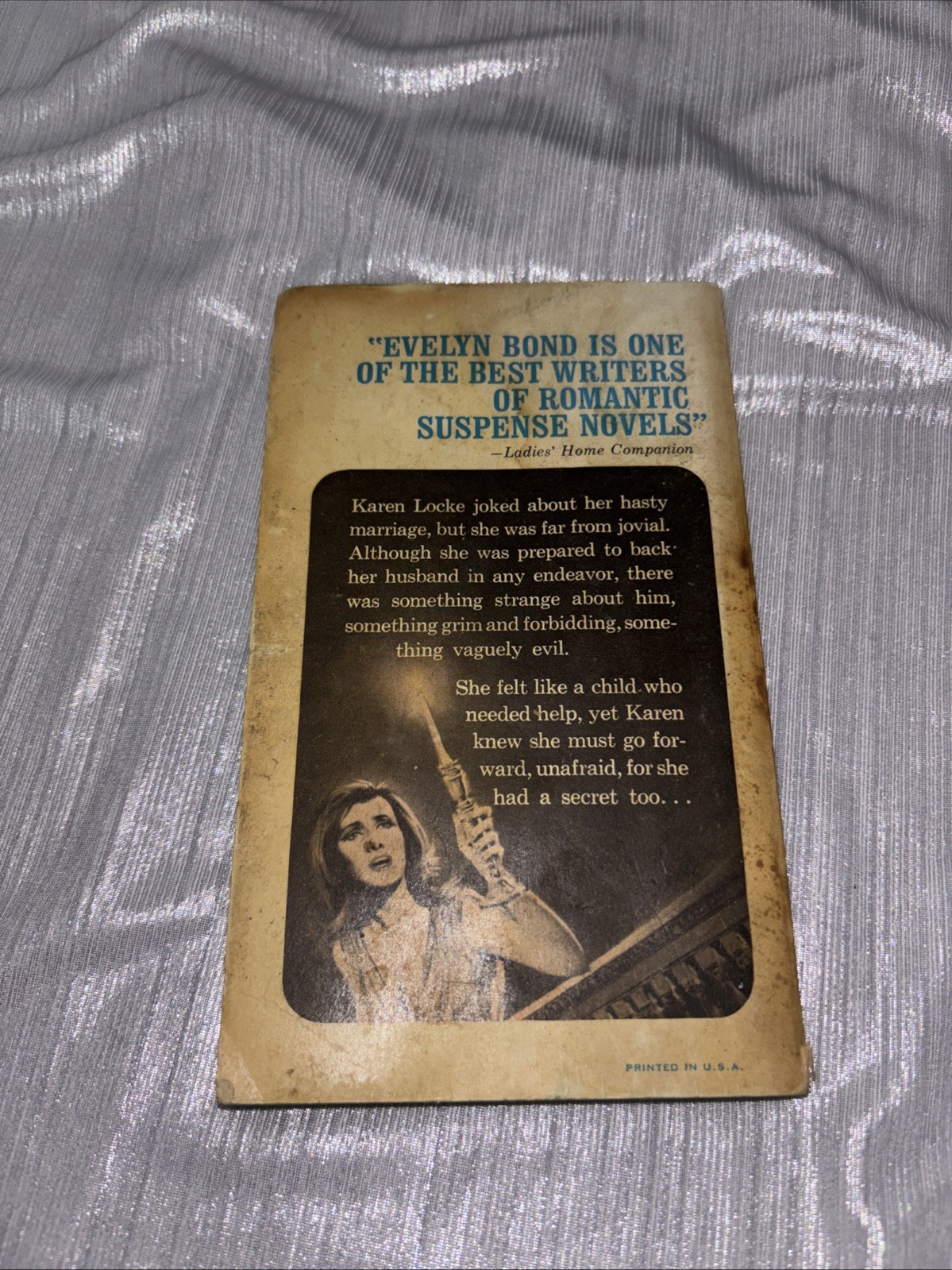Heritage of Fear by Evelyn Bond Paperback 1966 Vintage Gothic Horror Belmont