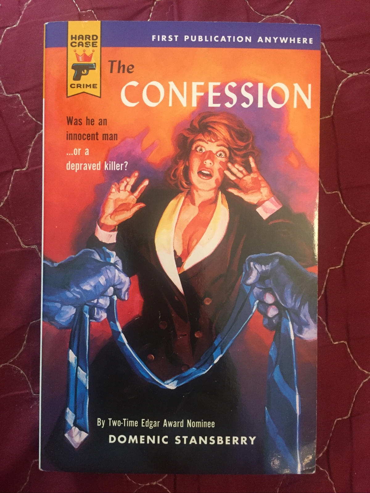 Crime GGA Vintage Pb, The Confession by Stansberry, Hard Case 006, Pbo 2004, NF