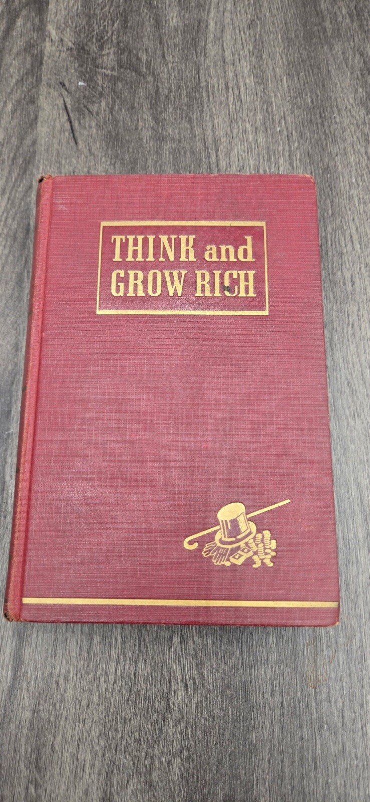 Think and Grow Rich Napoleon Hill 1937 Ralston Society HC 3rd Printing Book