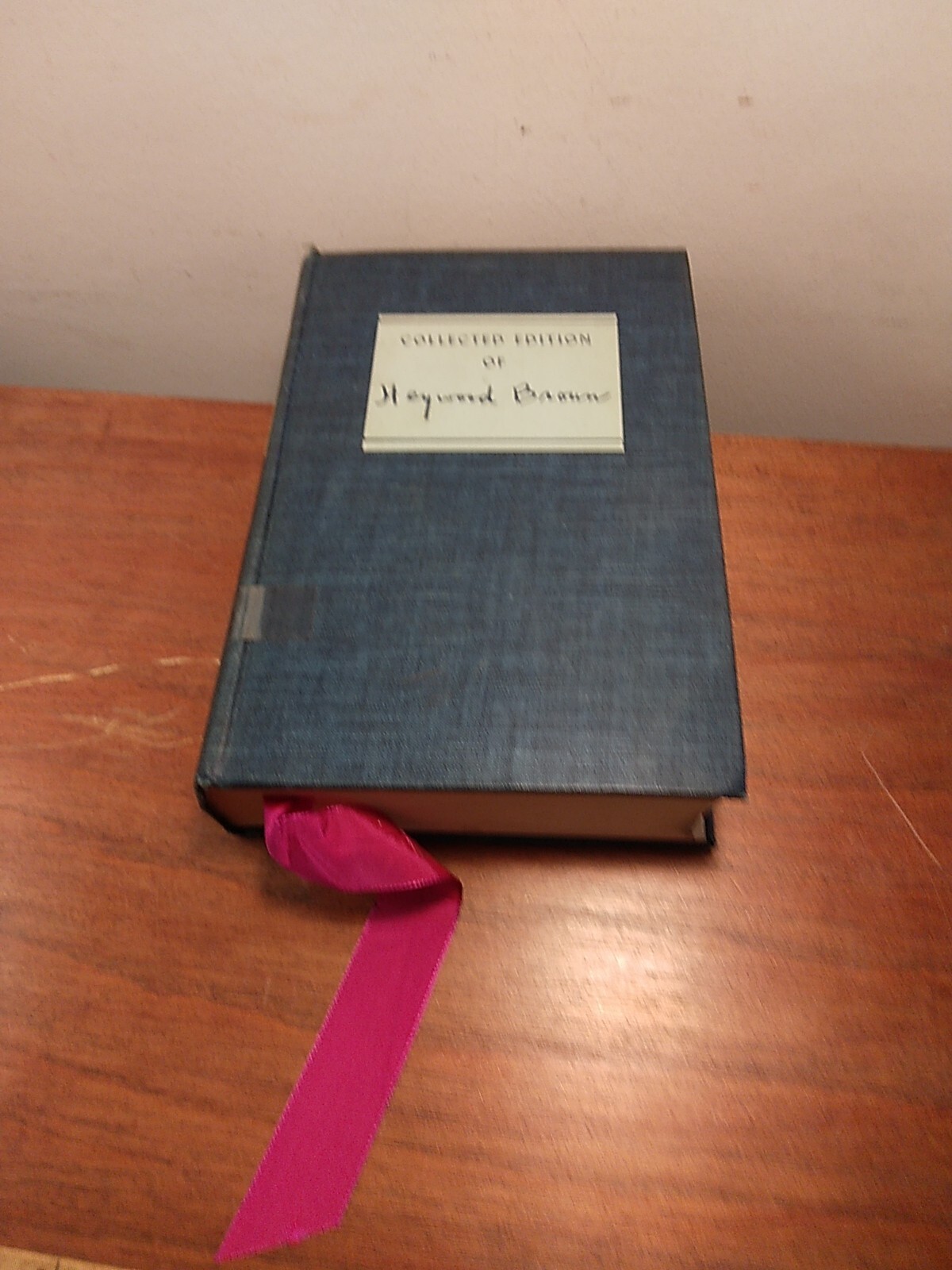 Collected Edition of Heywood Broun. Hardcover, Harcourt Brace & Co, 1941. 1st ed