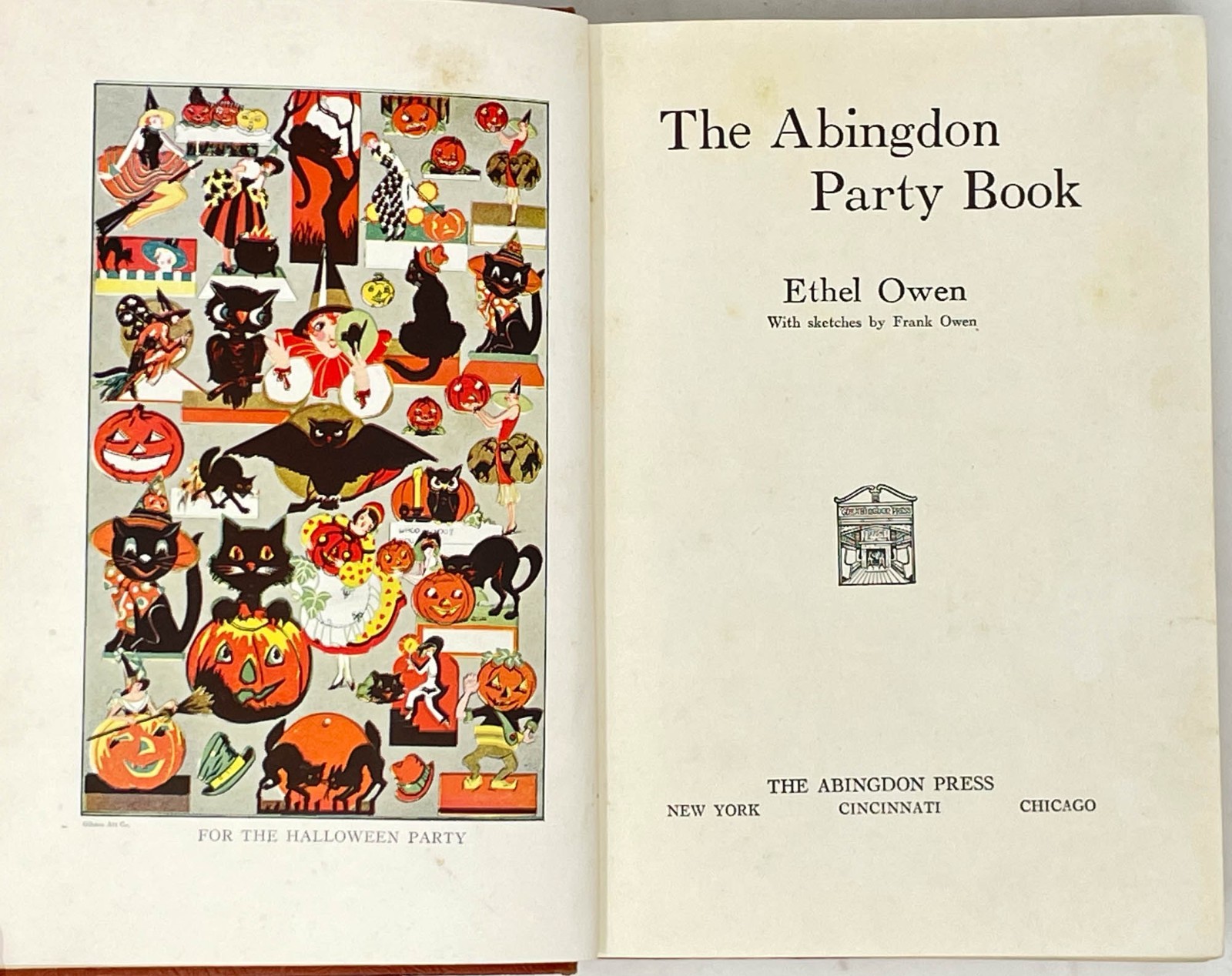 Art Deco Entertaining Parties Decorations Games Incl. HALLOWEEN 1937