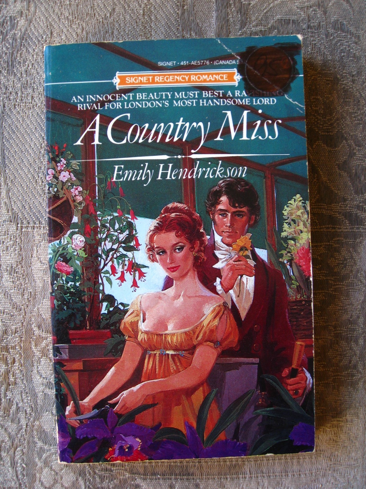 Emily Hendrickson – A Country Miss (Signet Regency Romance) 1988 – paperback