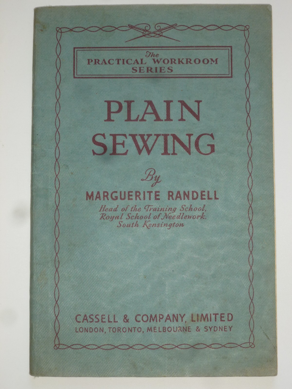 PLAIN SEWING by Marguerite Randell (1930’s) – Needlework / Dressmaking