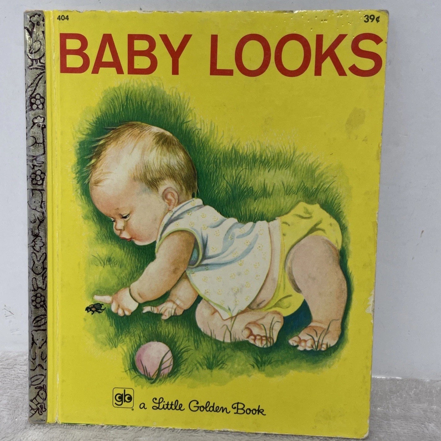Vintage BABY LOOKS A Little Golden Book 1960/71 Esther Eloise Wilkin 404 RARE