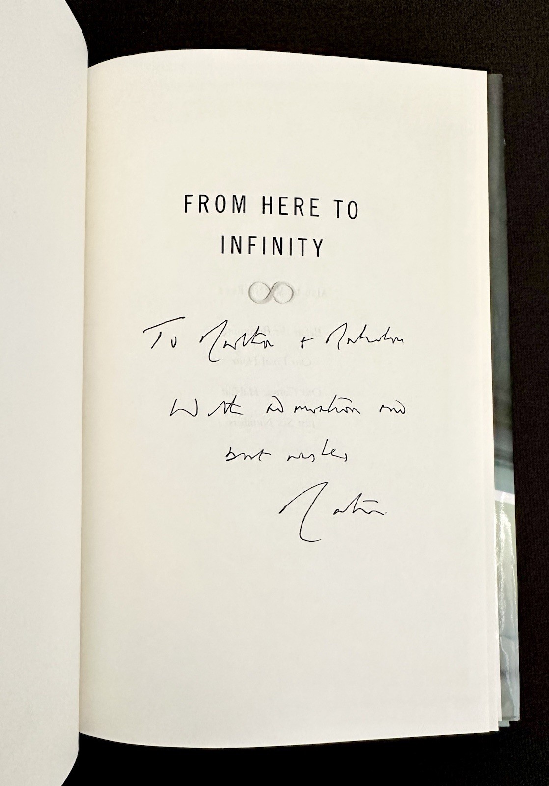 SIGNED Martin Rees From Here to Infinity Assoc Copy 1st/1st Cosmology Future VG