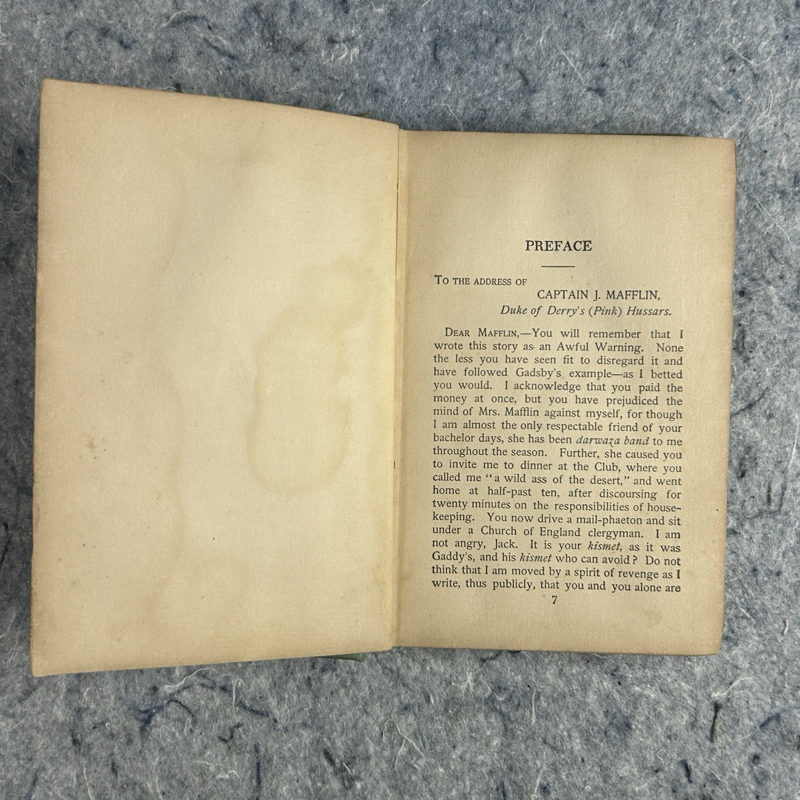 Antique 1899 The Story of the Gadsbys Rudyard Kipling Hardcover H.M. Caldwell