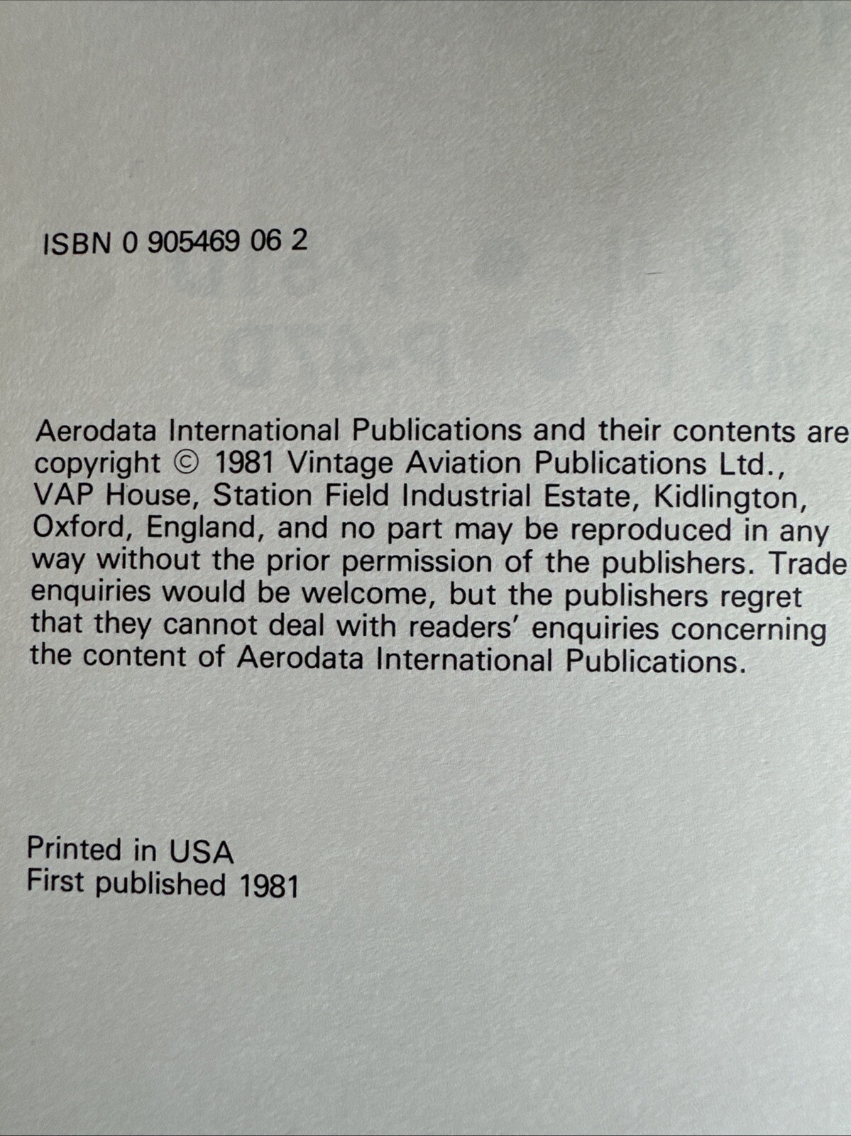 Military Aircraft History: Fighters of World War 2, Aerodata International 1981