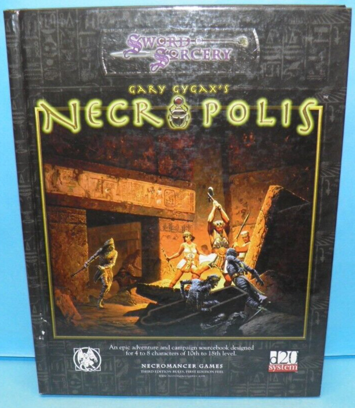 Necromancer Games Sword & Sorcery Necropolis RPG