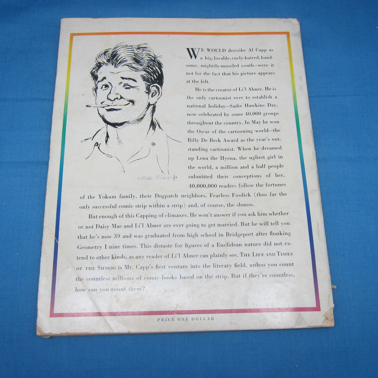 Life and Times of the Shmoo AL CAPP 1948 Simon Schuster First Edition 1st Print