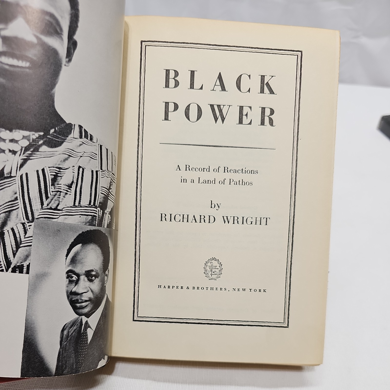 BLACK POWER – Richard Wright – 1964 HCDJ First Edition Book