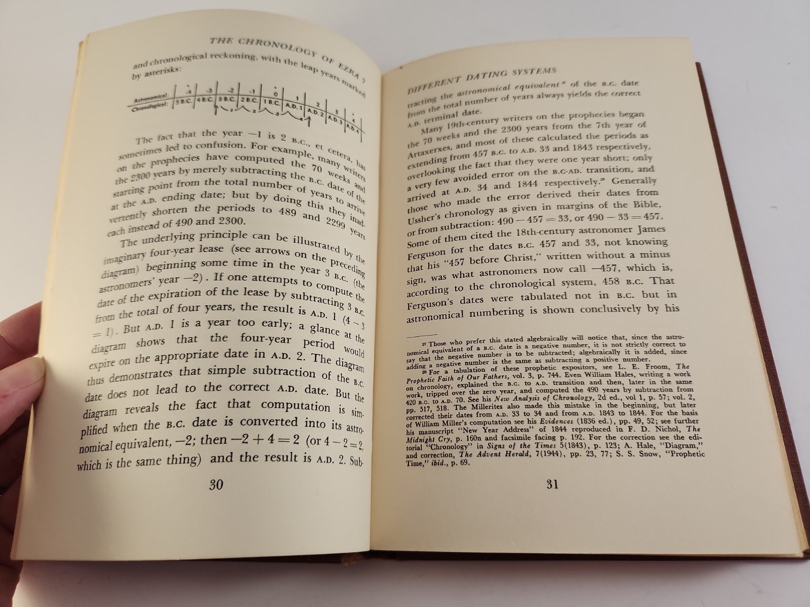 The Chronology of Ezra 7, Sigfried Horn, Lynn Wood Hardcover SDA 1953