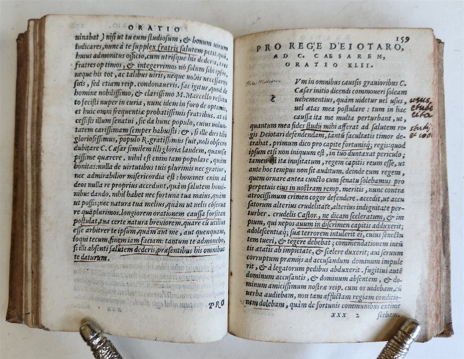 1559 ALDUS PRESS CICERO edited by Paolo Manuzio antique VELLUM 16th CENT. Aldine