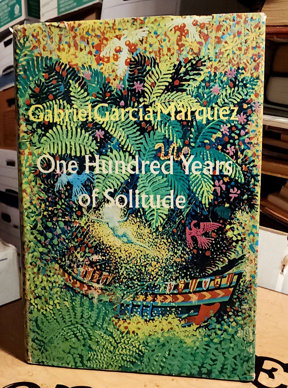 One Hundred Years of Solitude by Gabriel Garcia Marquez (1970) Third Printing
