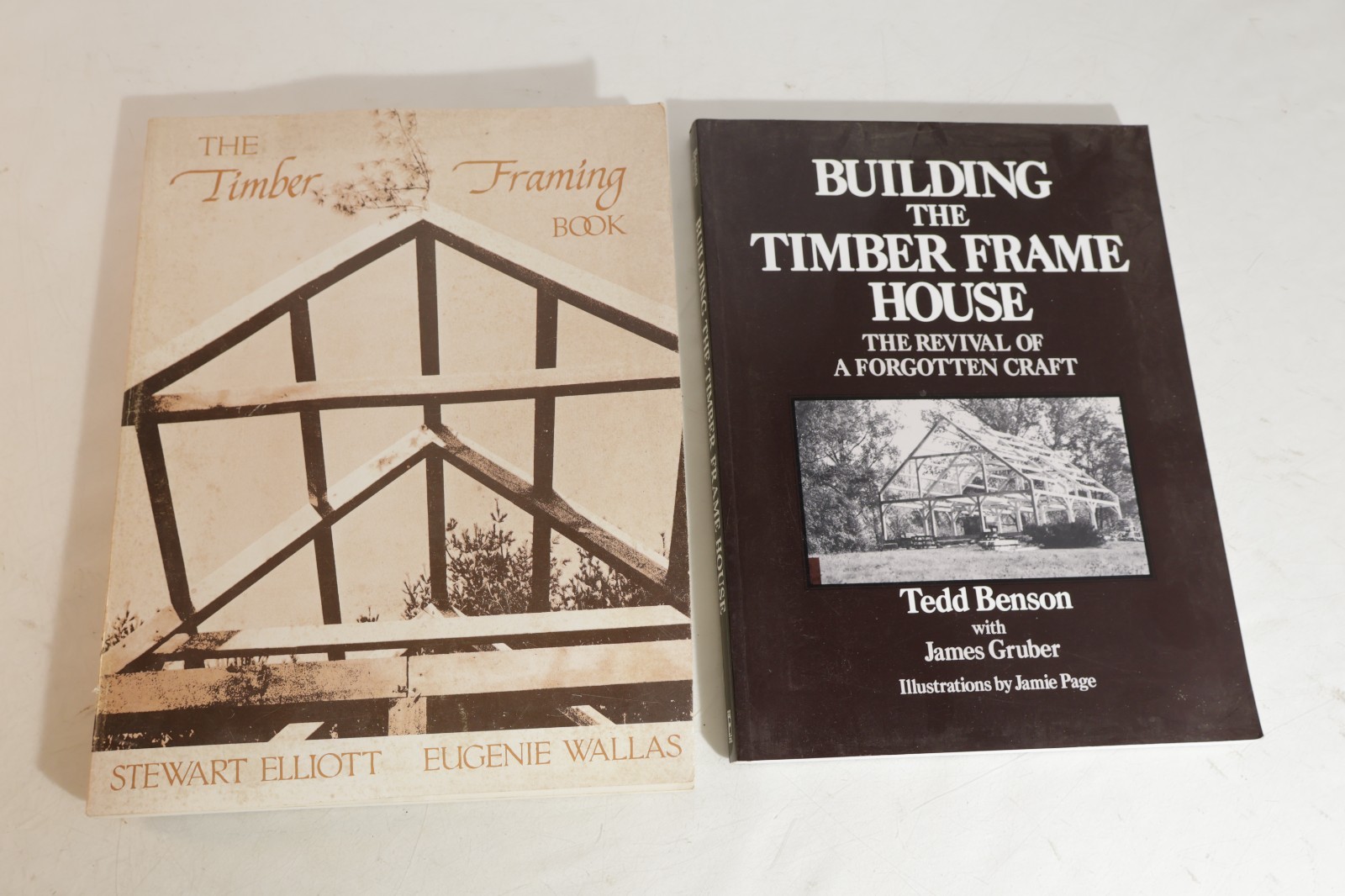 2 TIMBER FRAMING GUIDE BOOKS SOFT COVER IN GOOD CONDITION MUST SEE