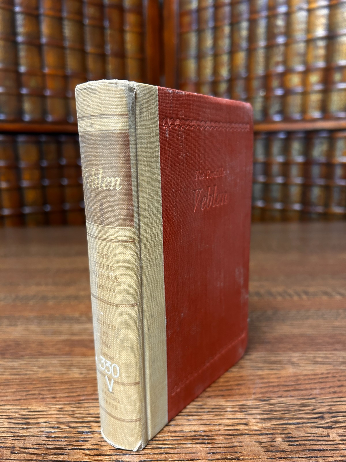 The Portable Veblen, Max Lerner, Viking Press, Hardcover 1950 Second Printing