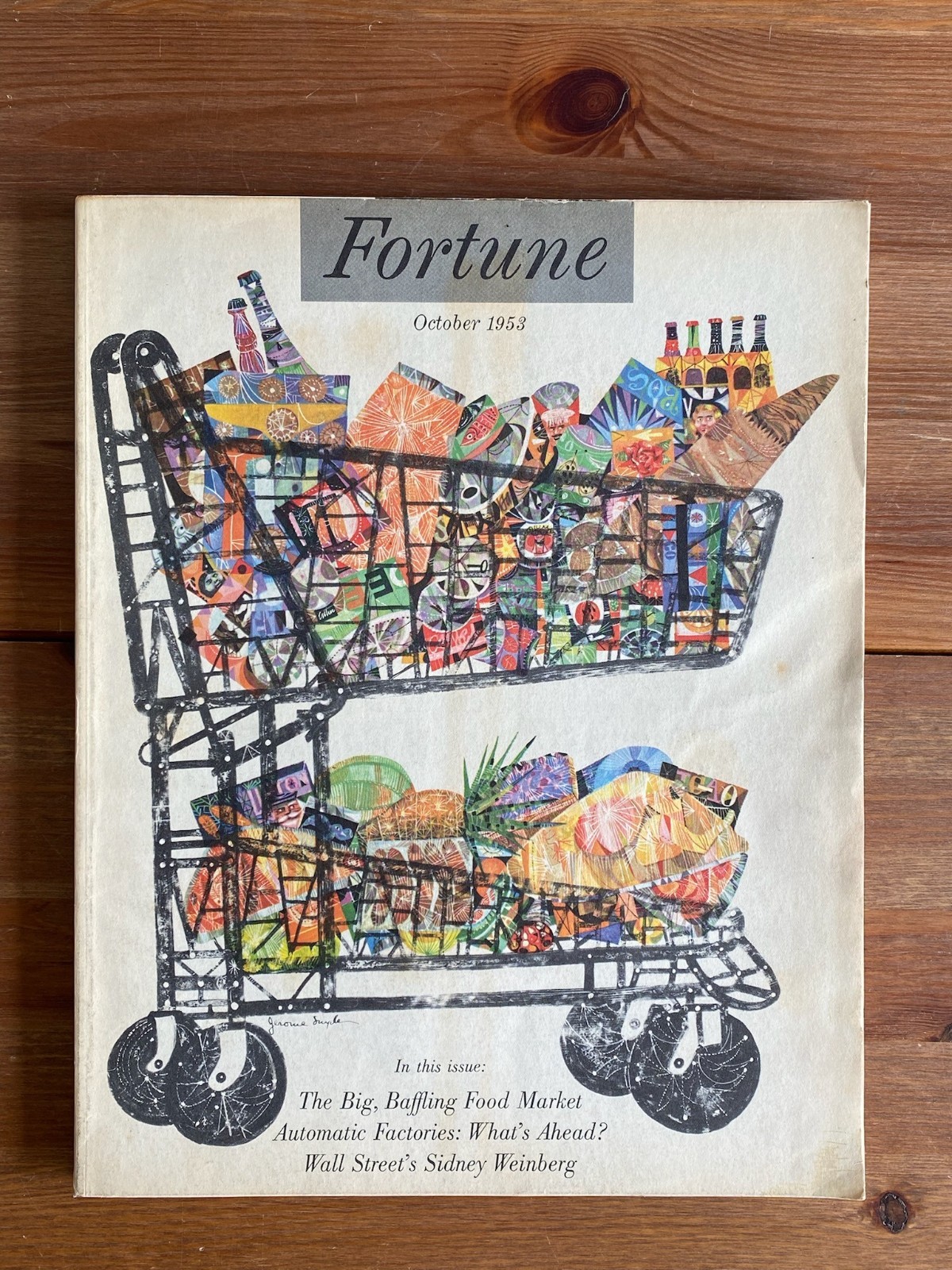 Postwar Business ~ Fortune October 1953 ~ Food Market Automation Wall Street