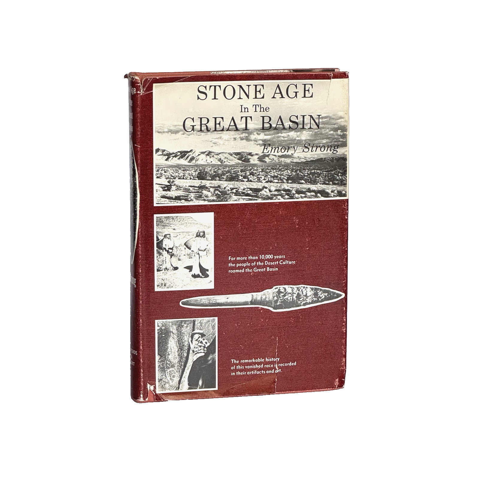 1969 Stone Age in the Great Basin Emory Strong First Ed Archaeology Nevada HC
