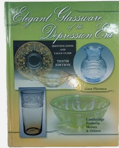 Elegant Glassware of the Depression Era Tenth Edition – Gene Florence Hardcover