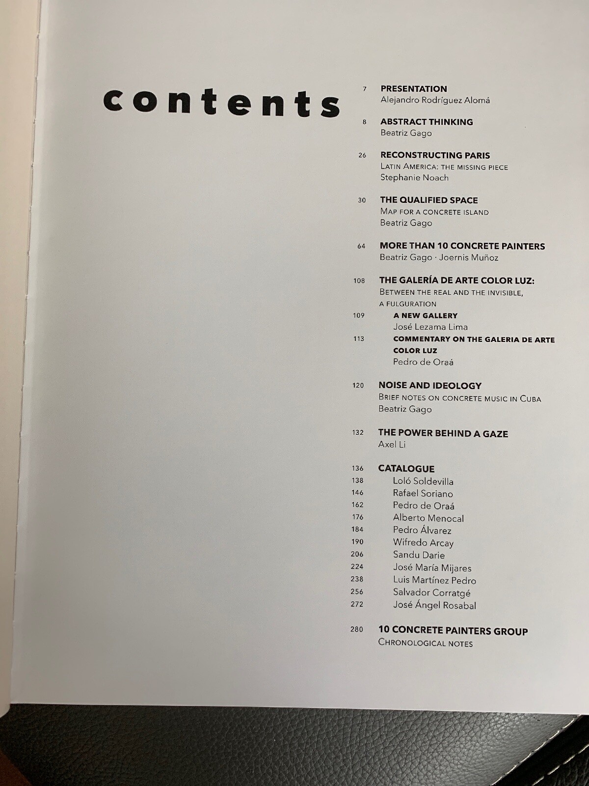 Art Book. More than 10 Concrete Painters. Pintores Concretos Book. English